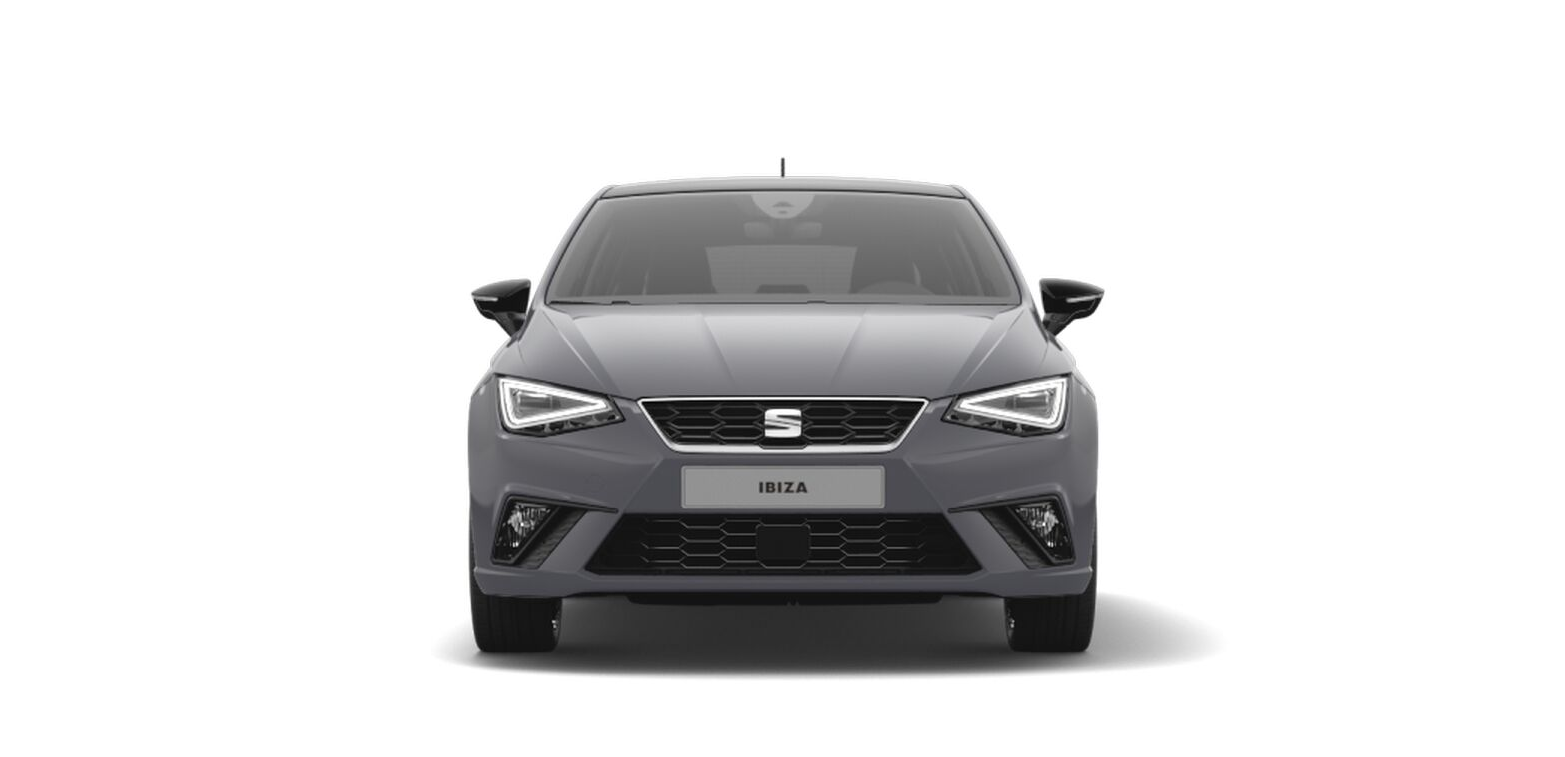SEAT Ibiza FR Black Edition in graphene grey front
