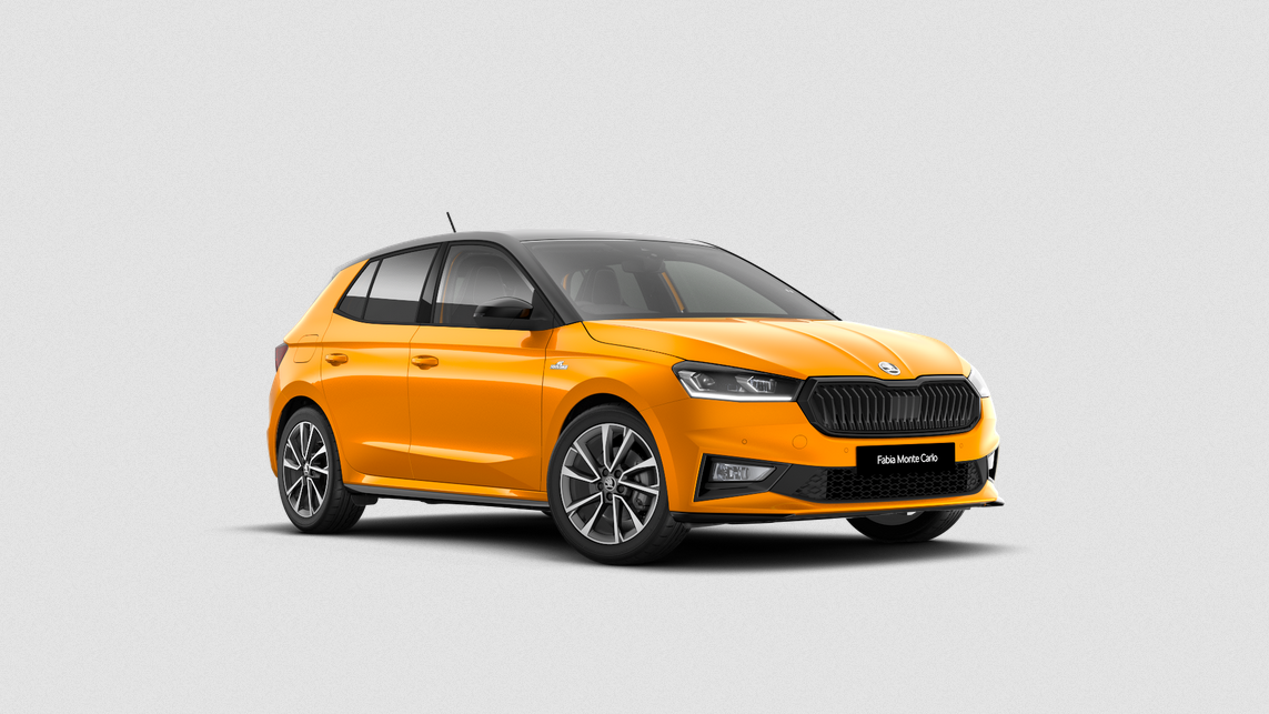 Skoda Fabia automatic hatchback side profile